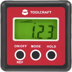 TOOLCRAFT TO-4988565 Digitaler Winkelmesser 360 °
