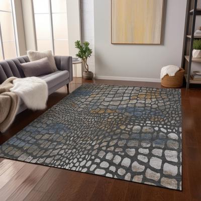 Addison Rugs Machine Washable Indoor/ Outdoor Modern Cobble Chantille Rug