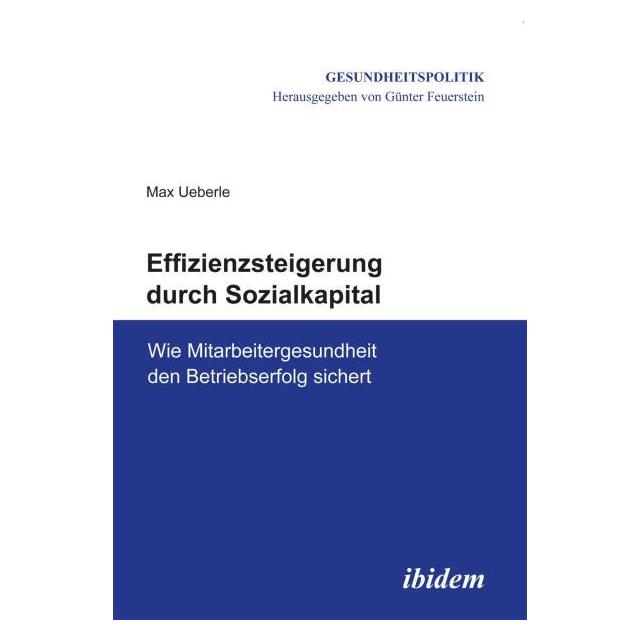 ibidem Effizienzsteigerung durch Sozialkapital (Deutsch, Softcover, Max Ueberle) (35184046)