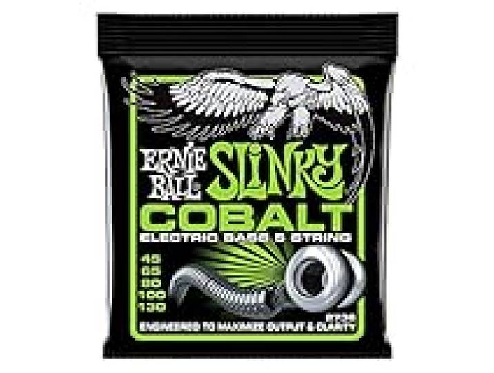 Ernie Ball Slinky Cobalt Cordes, pour basse électrique à 5 cordes, calibre 45-130