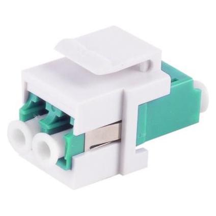 Shiverpeaks S/CONN maximum connectivity LWL-Keystone Verbinder, LC-LC, Duplex, aqua (Keystone Modul) (08-10202)