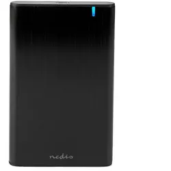 Nedis Festplattengehäuse - 2.5 ", USB 3.2 Gen1, USB Type-A / USB Type-C™, Notebook / PC, Aluminium