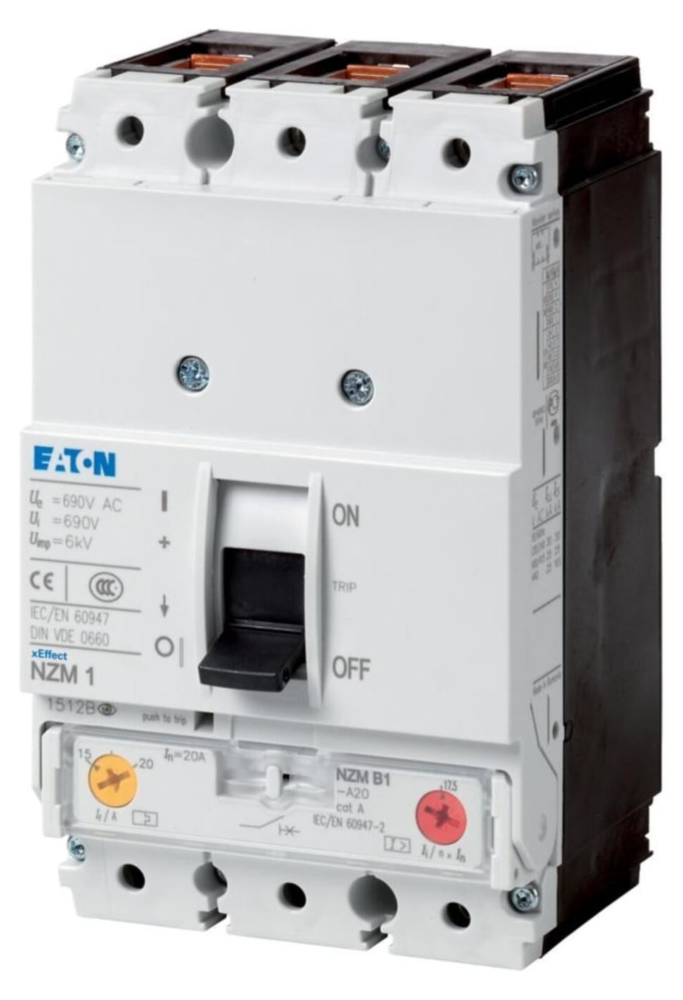 Eaton NZMB1-A100 259079 Stroomonderbreker 3-polig 100A