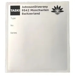 Ersatzteil Diversey Taski 4102070 Leistungsschild -3395/051 Taski Zubehör und Ersatzteile