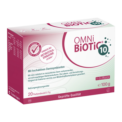 INSTITUT ALLERGOSAN Deutschland (privat) GmbH OMNI BiOTiC 10 Pulver Beutel 20X5 g 13584824