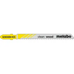 Metabo 25x STICHSÄGEBLÄTTER Holz "CLEAN WOOD" 74/ 2,5 MM (623691000)