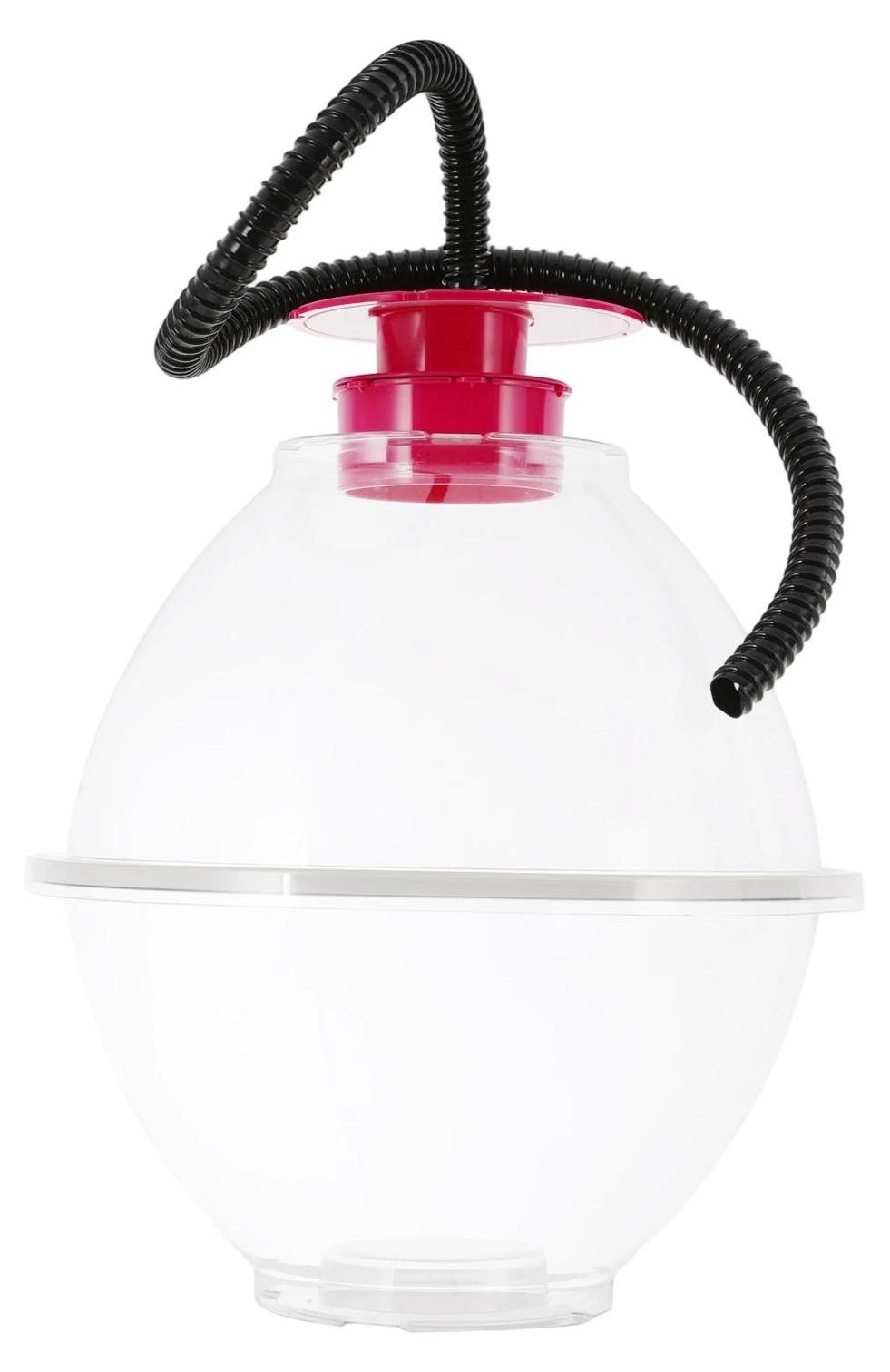 Ballonfüllmaschine - DIY Balloon Stuffing Expander - 37 cm Durchmesser - 40 cm Höhe - 1 m Schlauch - Geschenkverpackung für Hochzeit, Weihnachten, Geburtstag - Transparent