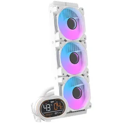 Darkflash Tech Water cooling for the Darkflash DH360D processor (white), CPU Wasserkühler, Weiss