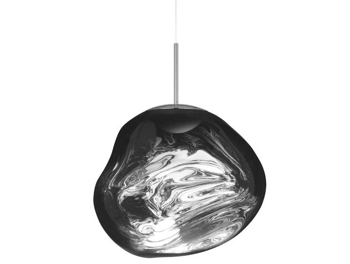 Tom Dixon - Suspension Melt - Argent - Polycarbonate - Designer Tom Dixon