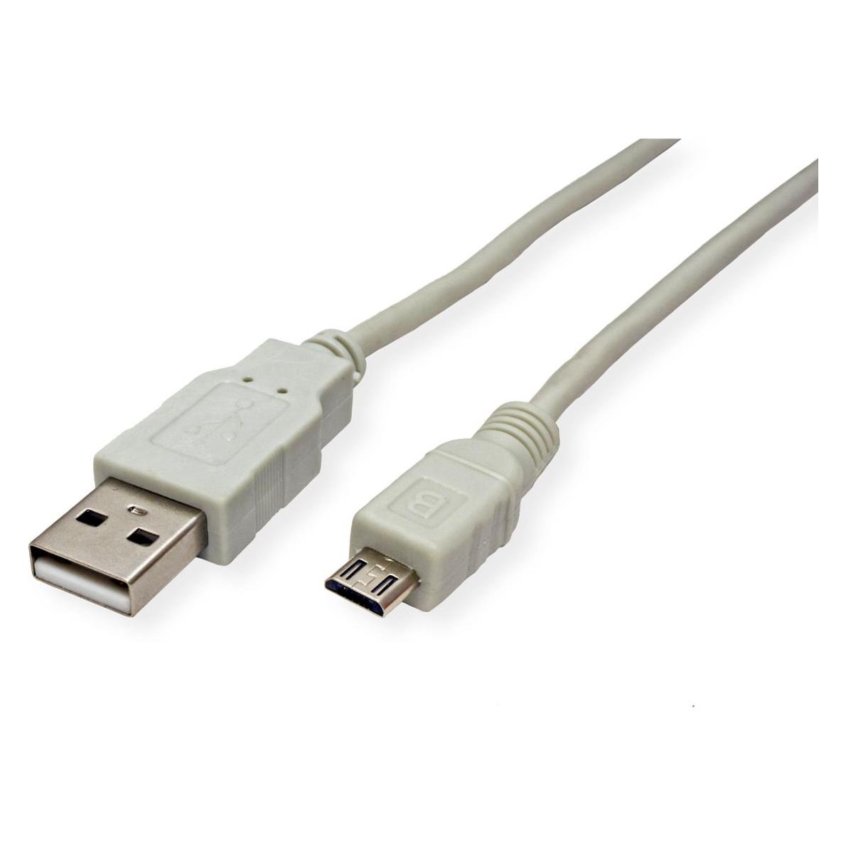 Secomp STANDARD USB 2.0 Kabel, USB A ST - Micro USB B ST (3 m, USB 2.0) (S3153)