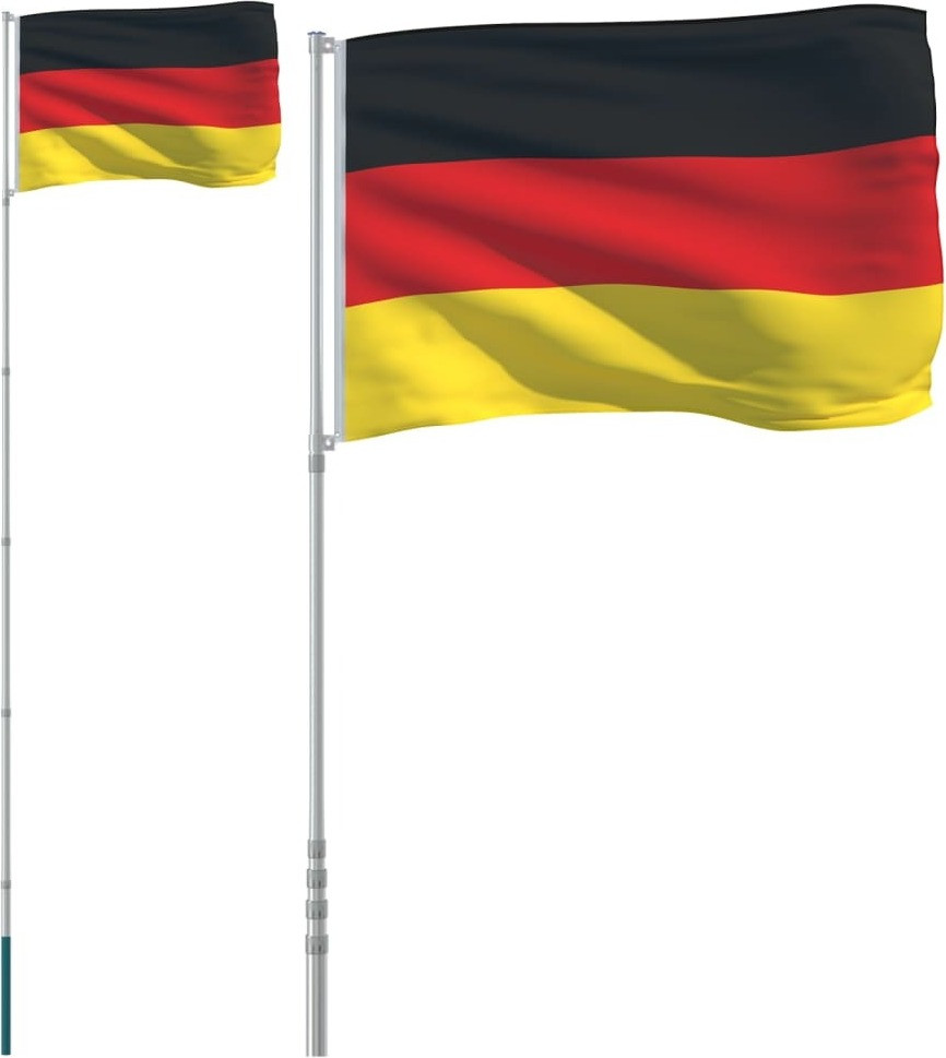 Syfax Vlag met vlaggenmast Duitsland, 5,5 m aluminium