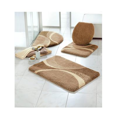 Badematte GRUND Gr. 6, beige, WC-Deckelbezug (47cm x 50cm), Badematten, Badematte