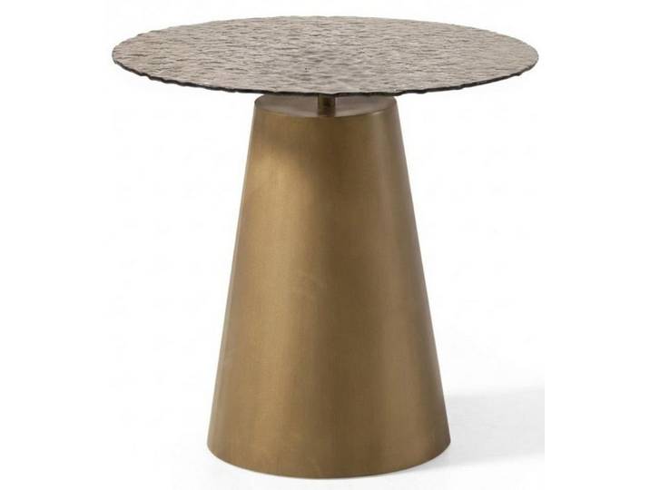 JVmoebel Beistelltisch Modern Luxus Couchtisch Rund Glas Wohnzimmer Metall Elegant Exklusiv, Made in Europa