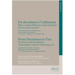 Du document à l'utilisateur- From Document to User, Fachbücher