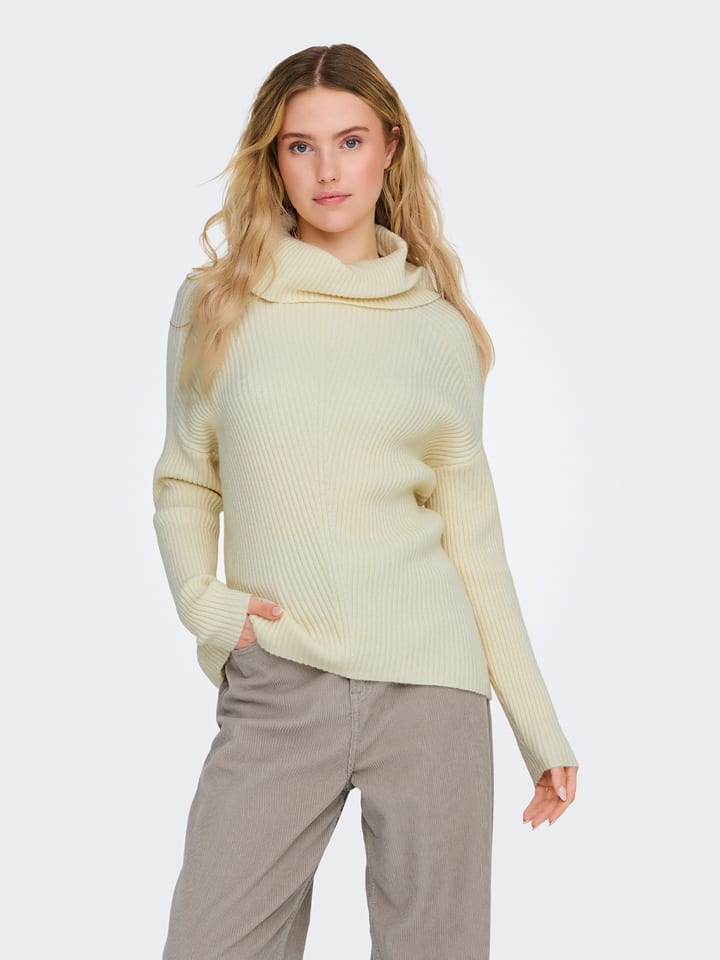 ONLY Rollkragenpullover in Creme - M