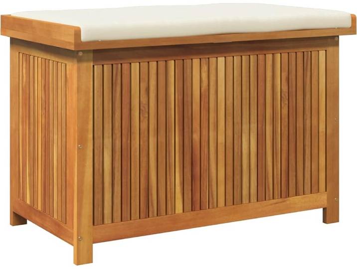 vidaXL Outdoor-Kissenbox 90x50x60,5 cm Massivholz Akazie