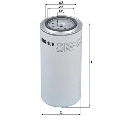 KNECHT Kraftstofffilter kc75 für Volvo MWM