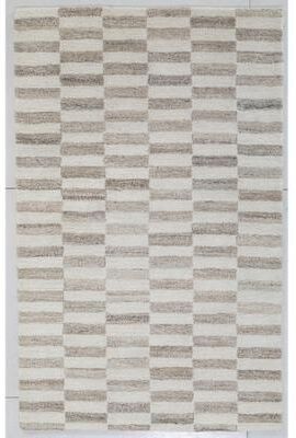 Terra by Obeetee Dunes Steps Neutral Rug
