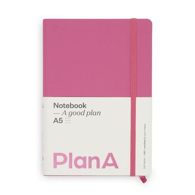 Notizbuch A5 Hardcover Candy Pink Punktiert, 240 Seiten