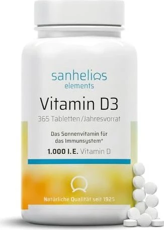 Sanhelios Vitamin D 1.000 I.e. Tabletten 365 St