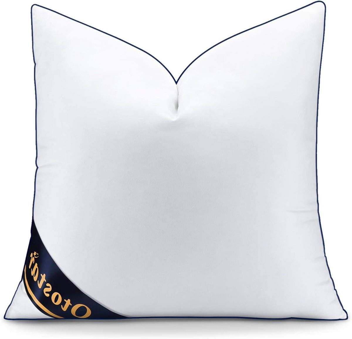 Wit Sierkussen Vulling met Dons Alternatieve Vulling - 45 x 45 cm