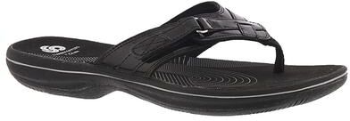 Clarks Breeze Sea - Womens 12 Black Sandal Medium