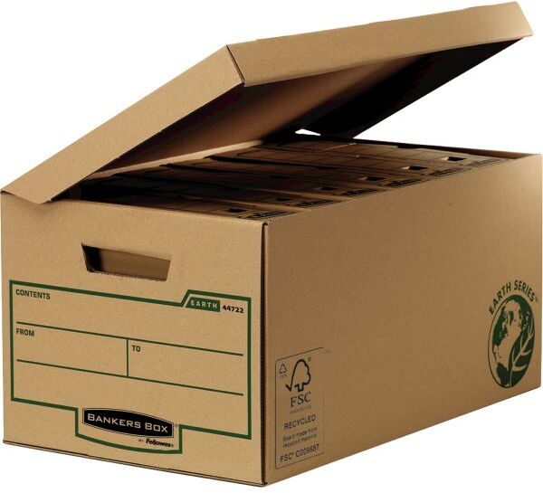 Bankers Box Earth Arkivkasse   Flip Top Maxi