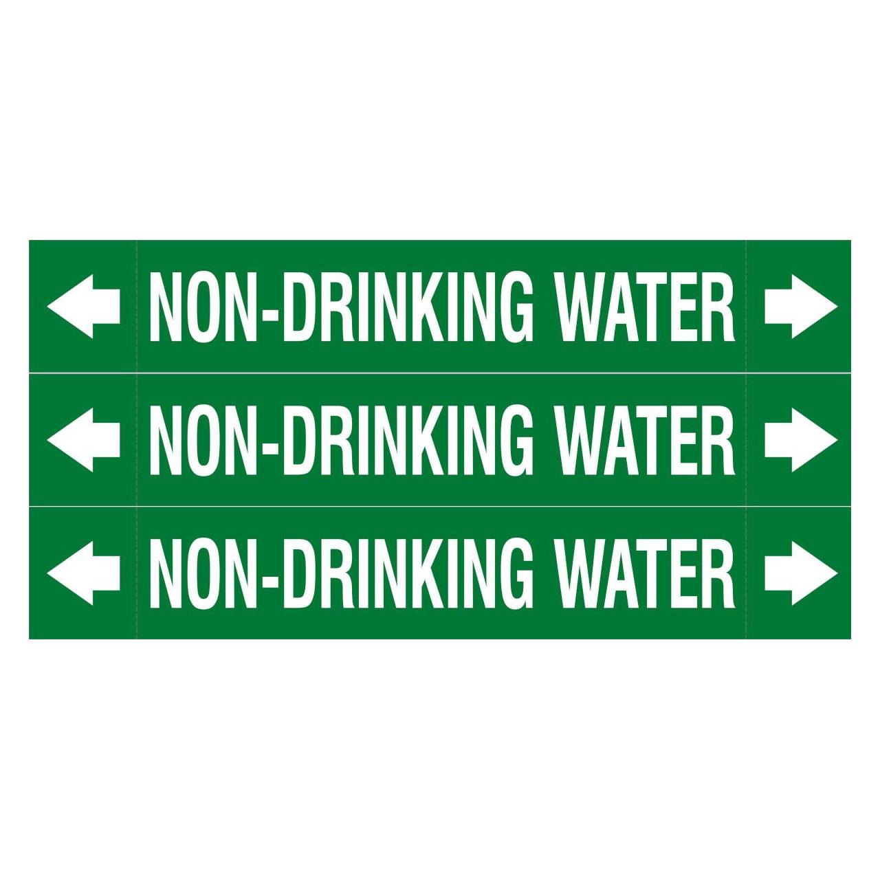 Brady ASME - Rohrmarkierer - Non-Drinking Water (312926)