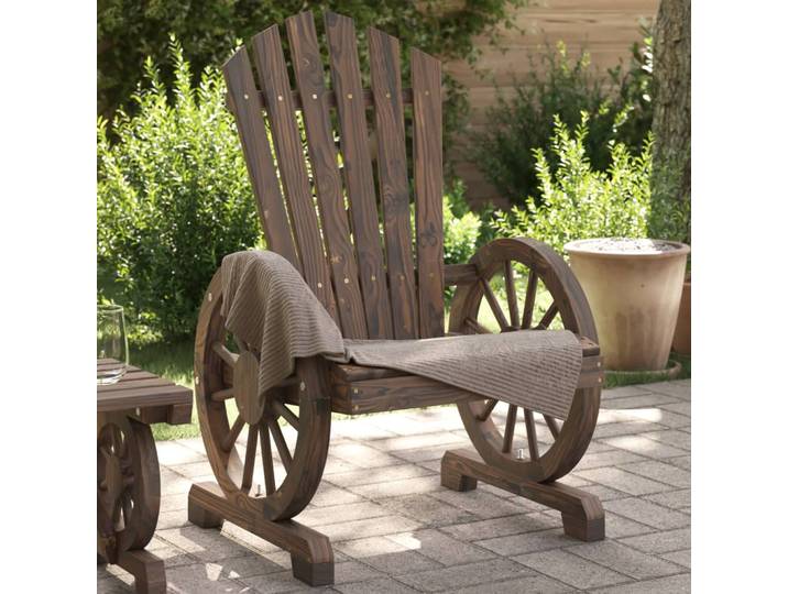 vidaXL Adirondack-Gartenstuhl Massivholz Tanne