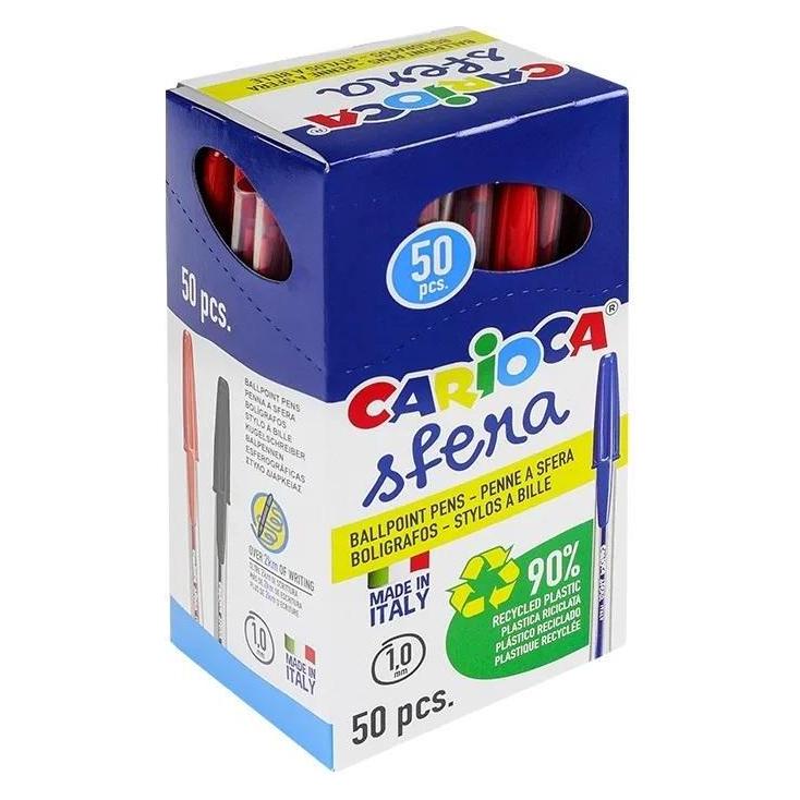Carioca SFERA Flowpack Box, 50 Stück, rot (50x) (47922521)