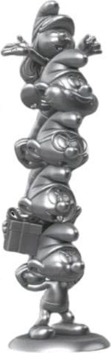 Collectoys The Smurfs Statue Smurfs Column Silver Limited Edition 50 cm Beeld