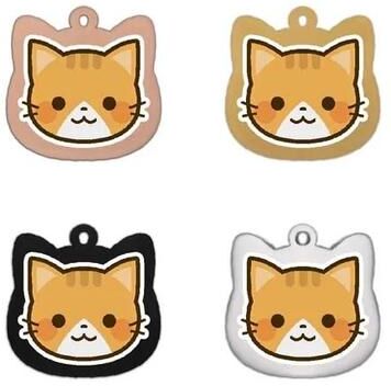Uplift Essentials Cute Personalized Stainless Steel Cat Identification Tags style 16