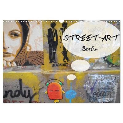 Street-Art Berlin (Wandkalender 2027 DIN A3 quer), CALVENDO Monatskalender