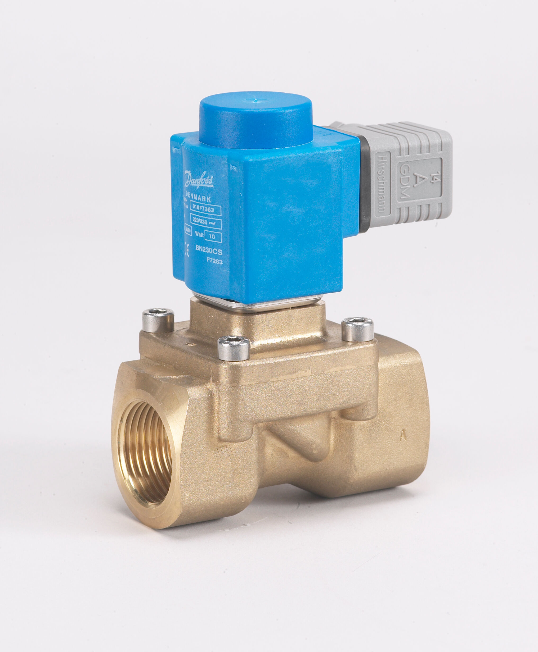 Électrovanne Danfoss Ev250b 032U5256 22BD, G 1, kvs 7, normalement fermée, NC