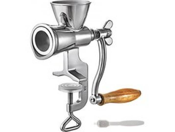 VEVOR Moulin à Grains Manuel en Acier Inoxydable Broyeur à Grains de Café à Main Installation sur Table d'Épaisseur Moins de 4 cm avec Brosse pour Moudre Grains de Café Soja Blé Maison Restaurant