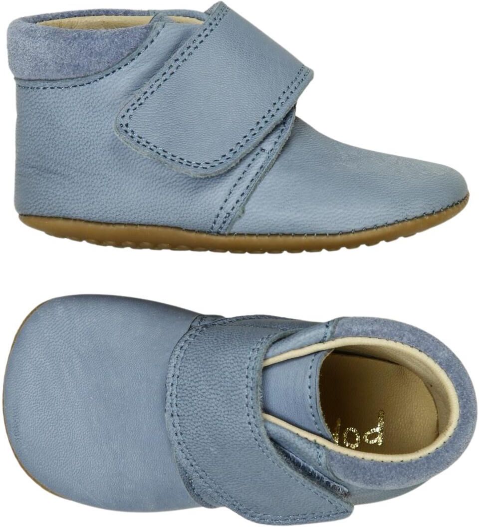 Pom Pom Jungen Kinderschuh, Hellblau, Gr. EU 19, Leder - Second Hand