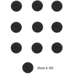 Games Workshop Citadel: x100 25mm Round Bases (Kunststoff)