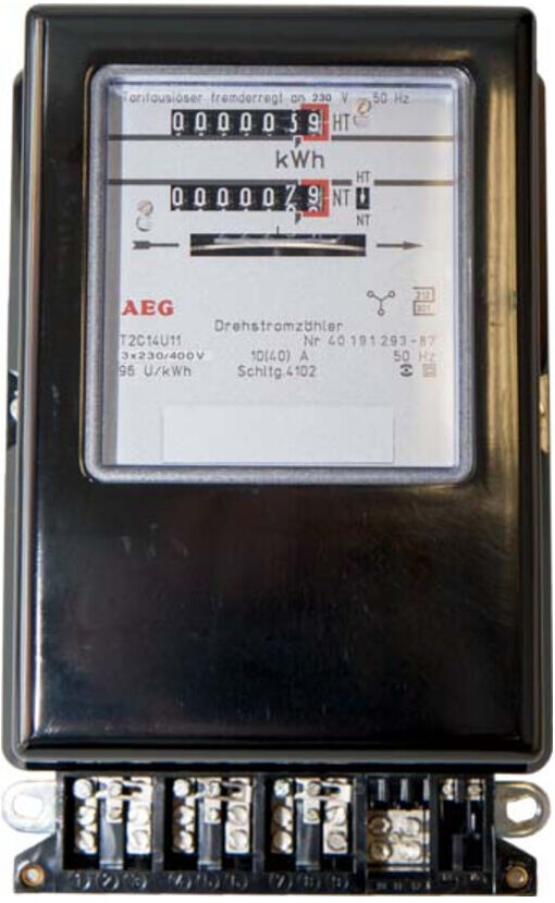NZR Drehstromzähler geeicht,10(40)A 10020213)