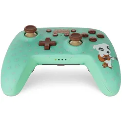 PowerA Enhanced Wireless Controller Animal Crossing K.K. Slider (Switch), Gaming Controller, Grün