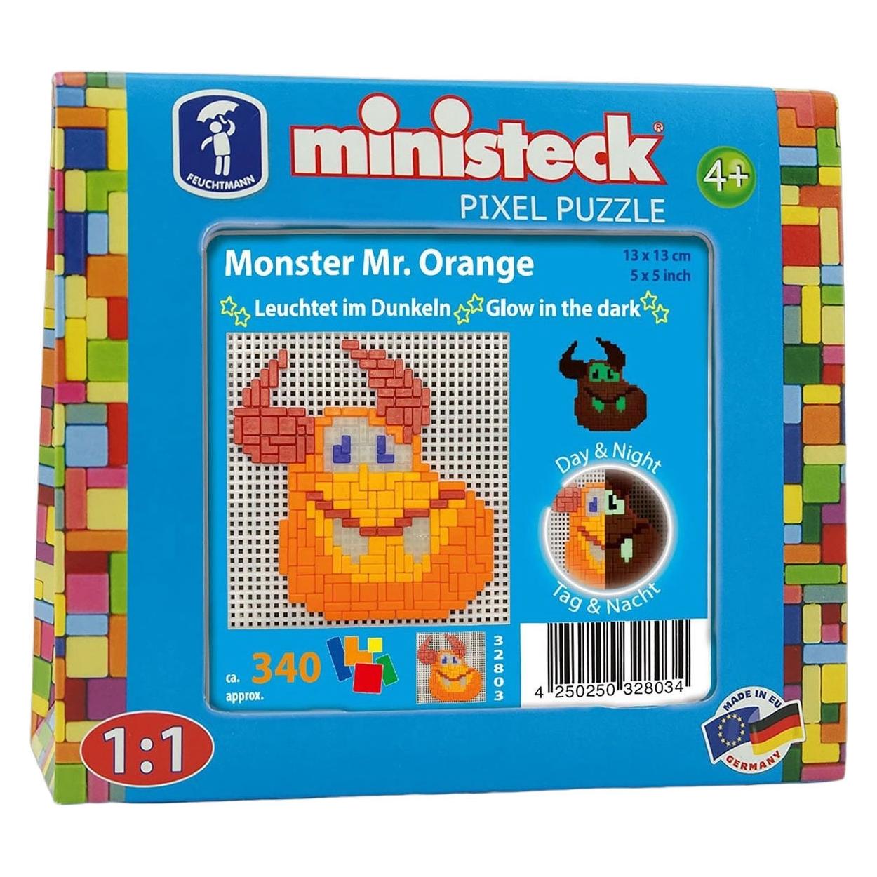 Feuchtmann Ministeck GITD Glowmonster Mr. Orange Travelbox (MS32803)