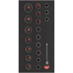 Kraftwerk, Zubehör Werkzeugaufbewahrung, Schlag-Steckschlüssel-Einlage Einlage (S-Einlage)
