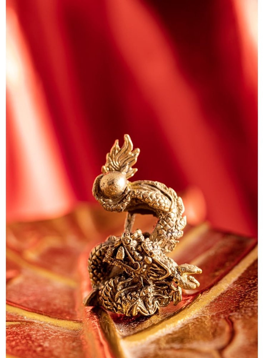 Berk Miniatuur Dansende Draak van Messing voor Volwassenen