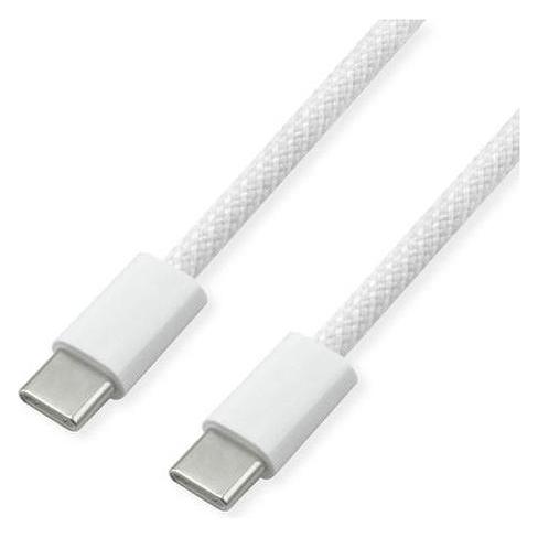 Value Kabel USB USB-C - USB-C 1 m Biały (11.99.8340) (1 m, USB 2.0) (11.99.8340)