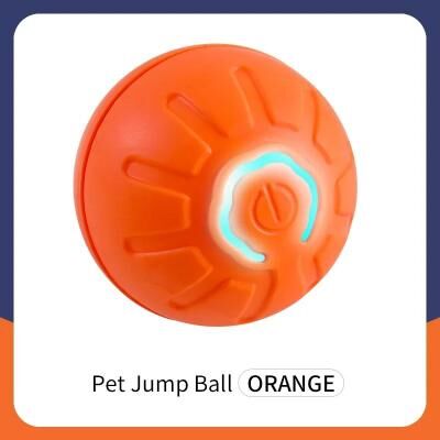 Uplifted Goods Smart Interactive Pet Ball Toy For Dogs And Cats orange