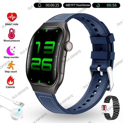 Uplift Treasures AMOLED Bluetooth Smart Watch With Calling Health Sports Tracking bl22bkszstrap