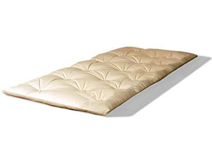cinius Futon Shiatsu oder Shiatzu Matratze 80x200, aus 100% Reiner Baumwolle, ca. 4-5 cm hoch, faltbares Futon, auch für Massage, Yoga oder Camping. + Transportbeutel Fuer Futon Shiatsu