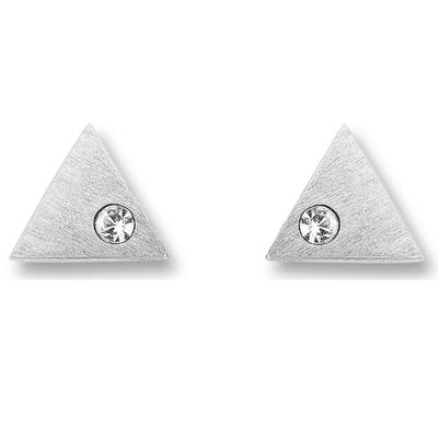 Paar Ohrhänger ONE ELEMENT "Zirkonia Dreieck Ohrringe Ohrstecker aus 925 Silber", silber, Ohrringe, Damen, Damen, Silber 925 (Sterlingsilber), Dezente Symbolik – stilvoller Begleiter für jeden Anlass
