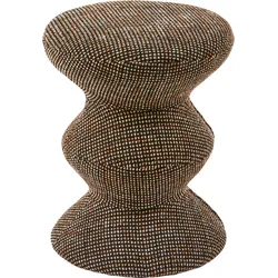 Hocker Zig Zag Soft, braun