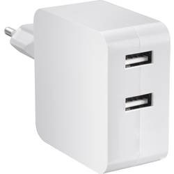 VOLTCRAFT SPS-2400/2+WH-N USB Ladegerät 24 W 2x USB-A Weiß Innenbereich VC-11331785