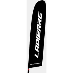 LaPierre Beachflag Lapierre groß 5m | schwarz mit Faltkreuz-Standfuß